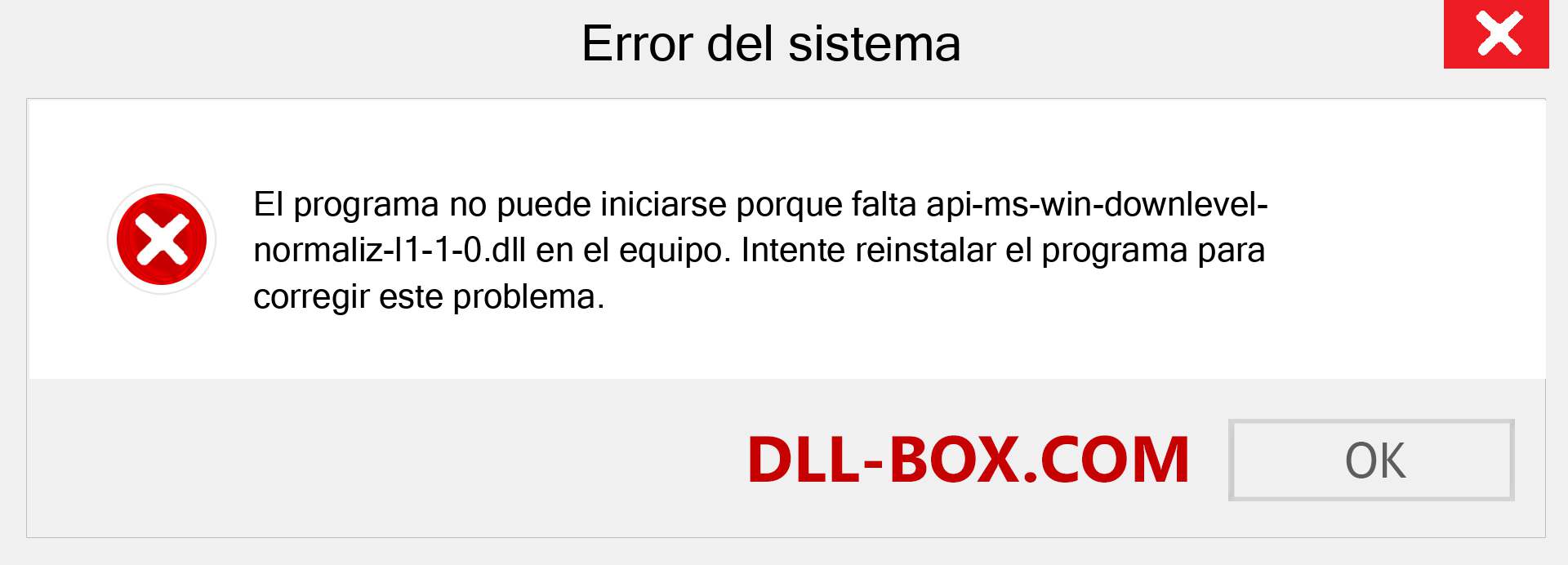 ¿Falta el archivo api-ms-win-downlevel-normaliz-l1-1-0.dll ?. Descargar para Windows 7, 8, 10 - Corregir api-ms-win-downlevel-normaliz-l1-1-0 dll Missing Error en Windows, fotos, imágenes